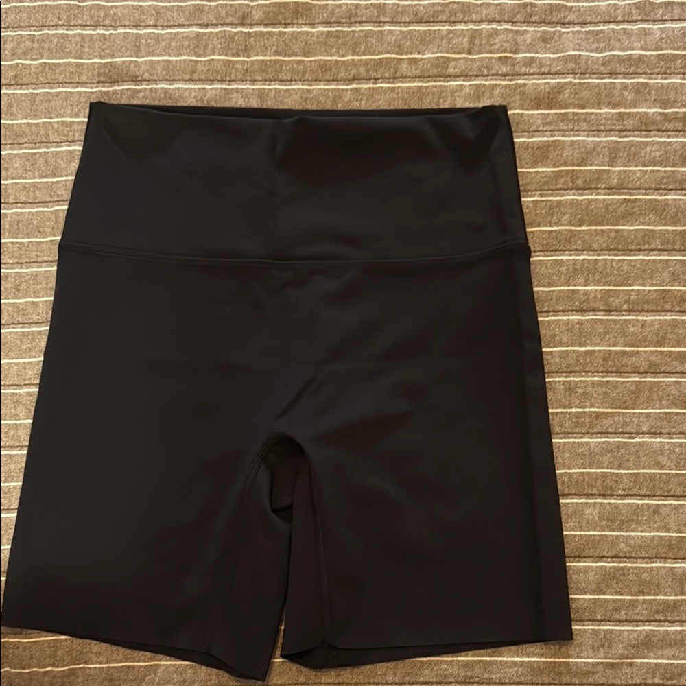 Women's Black High-Waisted Shorts